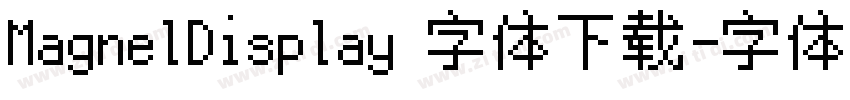 MagnelDisplay 字体下载字体转换